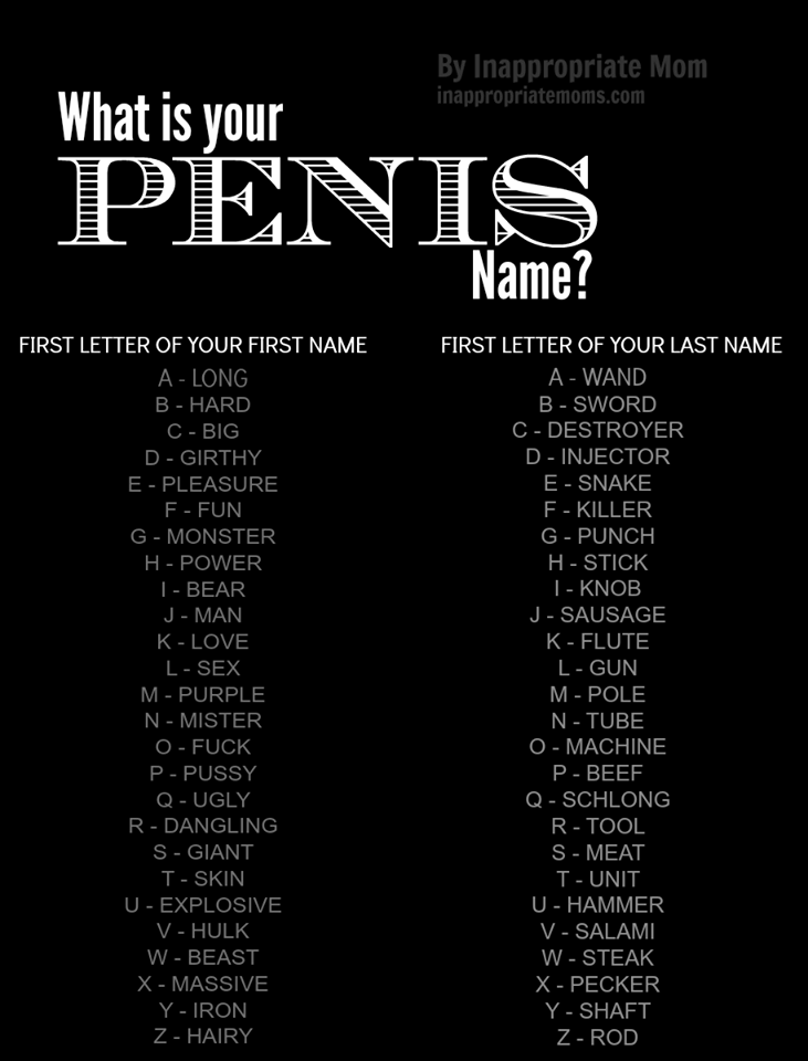Names For A Dick 81