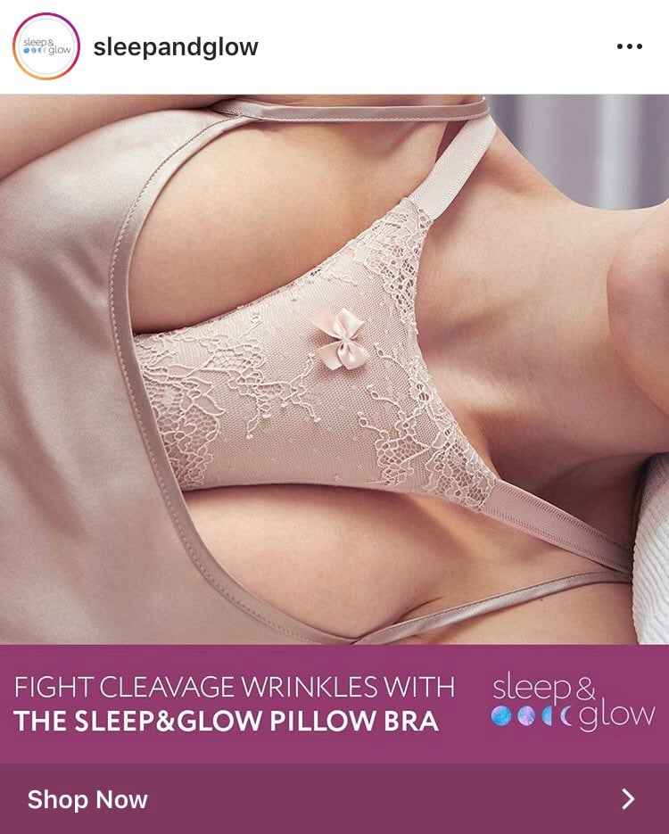 There's a night-time bra to 'fight cleavage wrinkles' and these