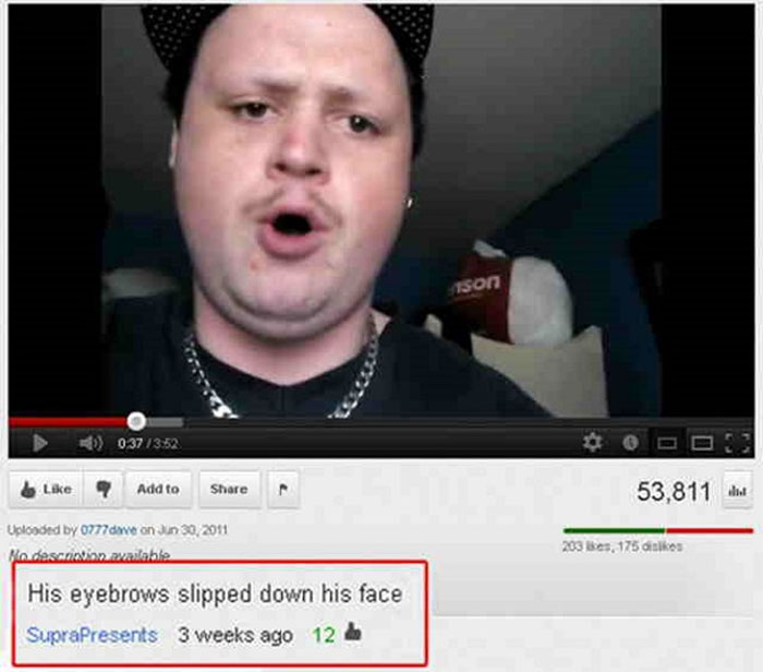 13 favourite funny YouTube comments to help take the edge off a little bit  - The Poke