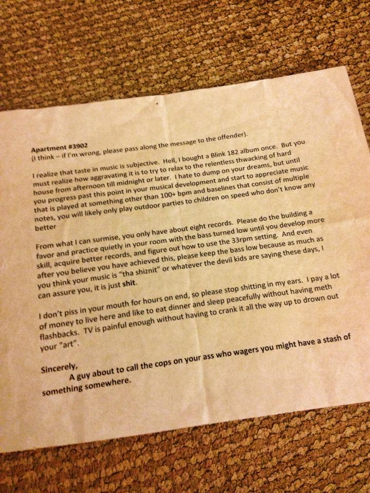 22 Outstanding Neighbour Complaint Notes - The Poke