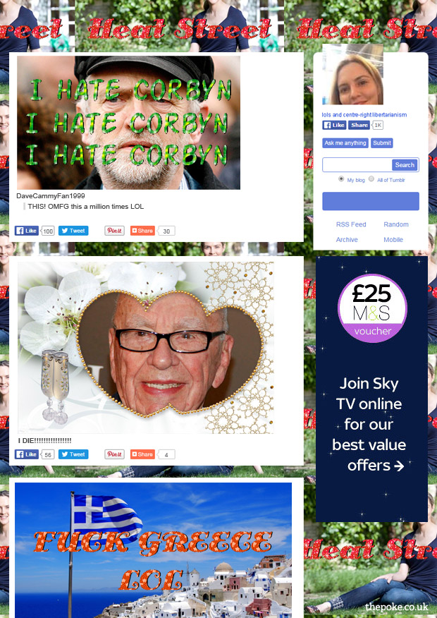 Someone&#39;s leaked the design of Louise Mensch&#39;s new right wing site for Murdoch and it looks ...