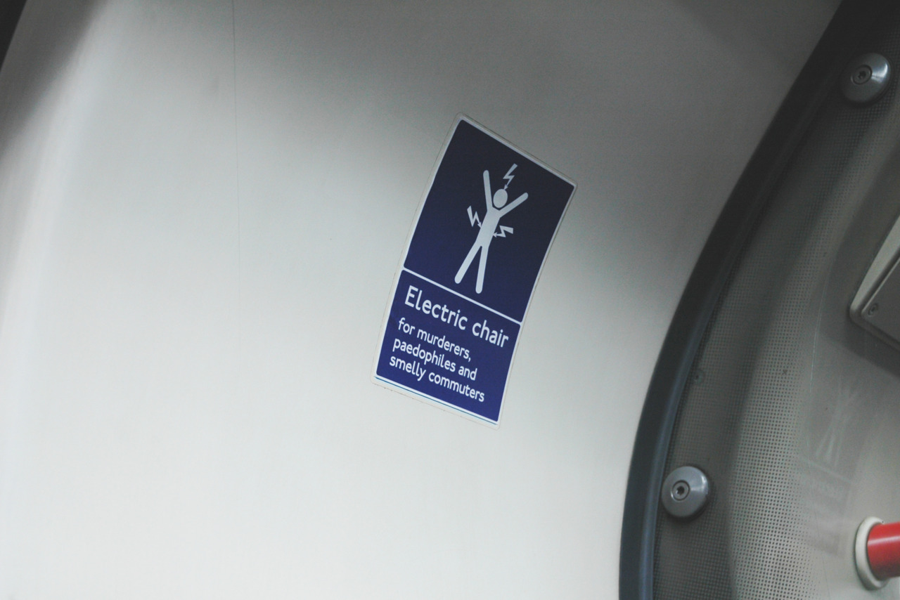 14 of the best fake signs and stickers spotted on the London Underground The Poke1280 x 854