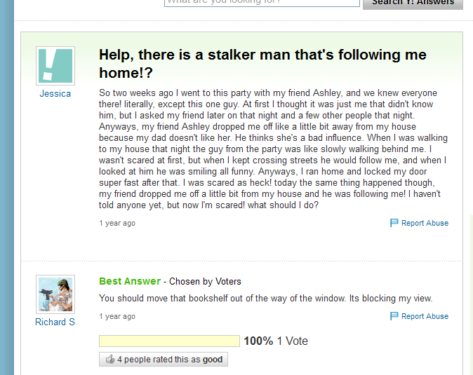 12 People Who Probably Regret Asking Yahoo Answers For Help The Poke 