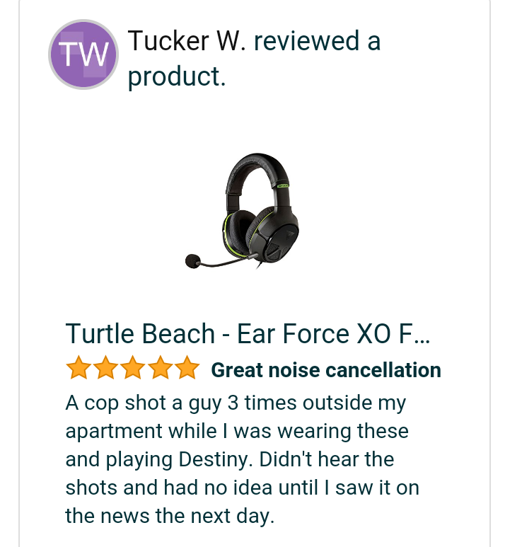 These noise cancelling headphones have an alarmingly funny review over on  Amazon - The Poke