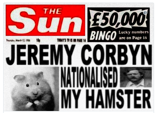 The Sun and Daily Mail tried to smear Jeremy Corbyn, so the whole of Twitter joined in