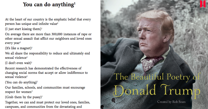 Someone's turned the nonsense words of Donald Trump into poetry and it's a  thing of terrible beauty The Poke