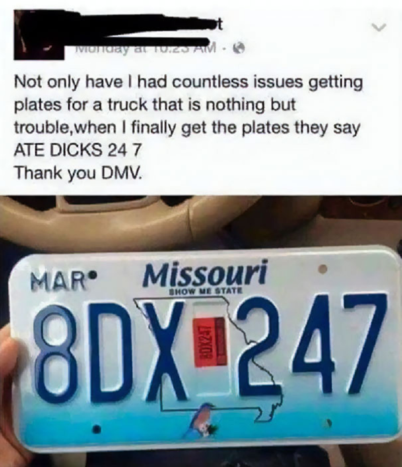 Only fans license plate