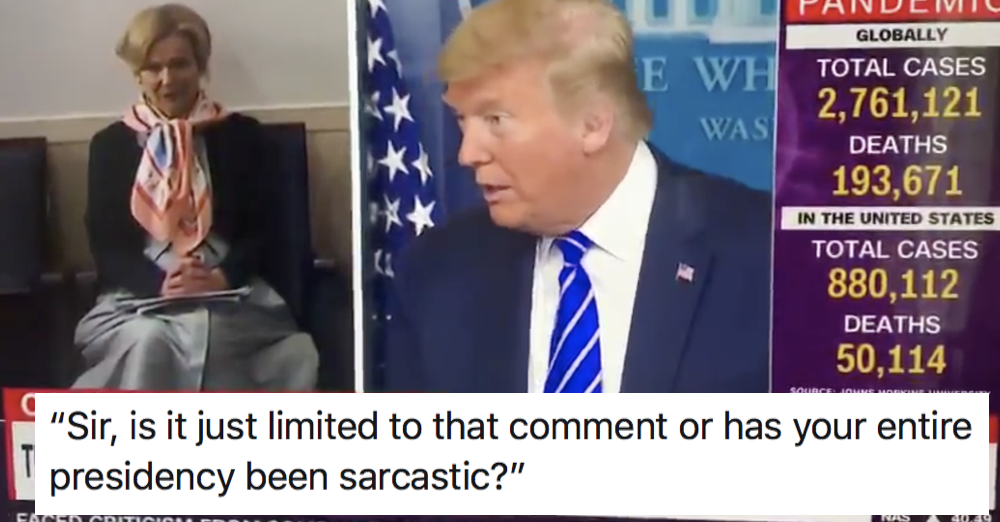 Donald Trump said his disinfectant remarks were 'sarcastic' - 4 perfect putdowns