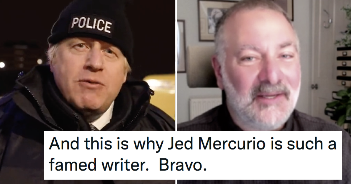 Line of Duty creator Jed Mercurio’s brutal takedown of Boris Johnson dressed as a cop was bang on target