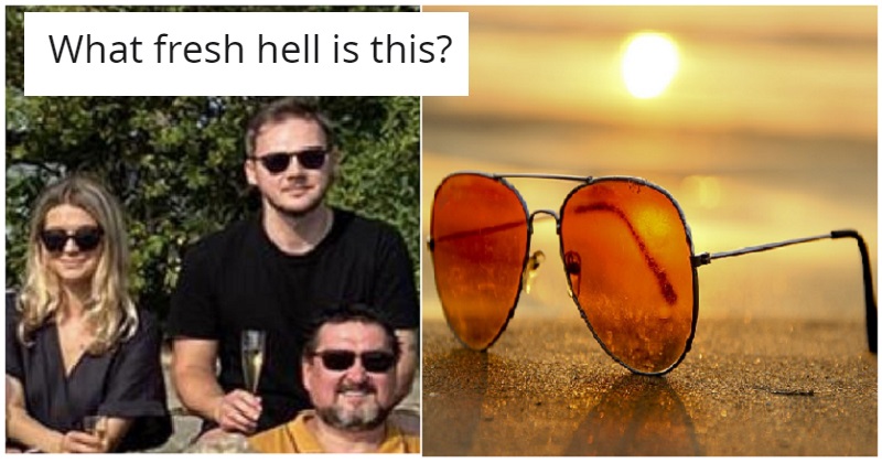 This is the best real-life ad for sunglasses