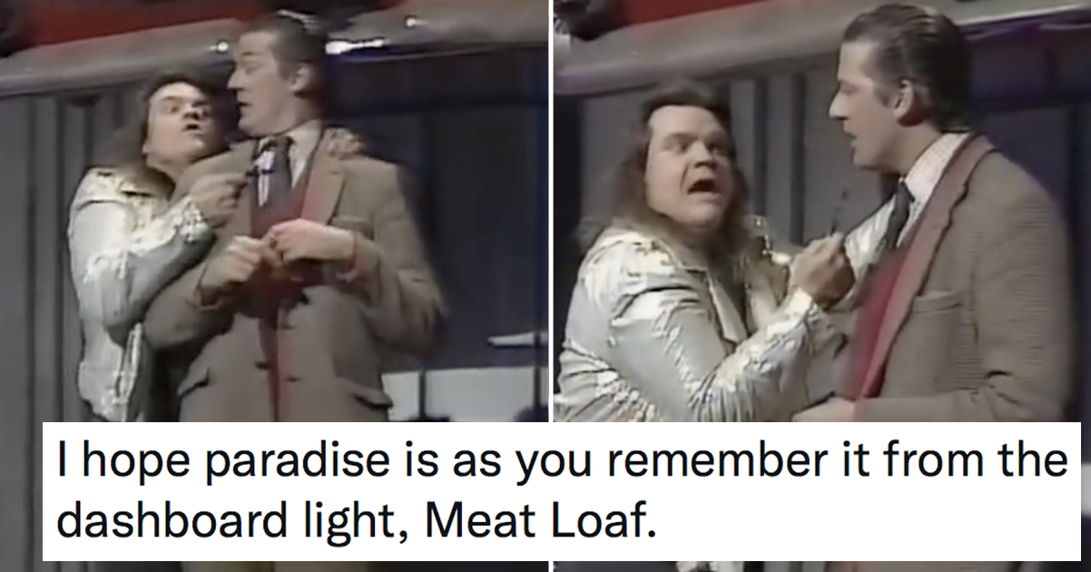 Stephen Fry remembered Meat Loaf with this old Saturday Live sketch and it’s a fabulous trip down memory lane - the poke