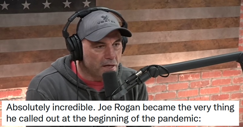 A 2yearold clip of Joe Rogan shows him calling anti