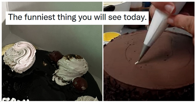 Whoever followed this cake delivery instruction gets zero brownie points