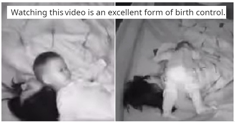 Watch how this baby’s night-time activities make sleep impossible