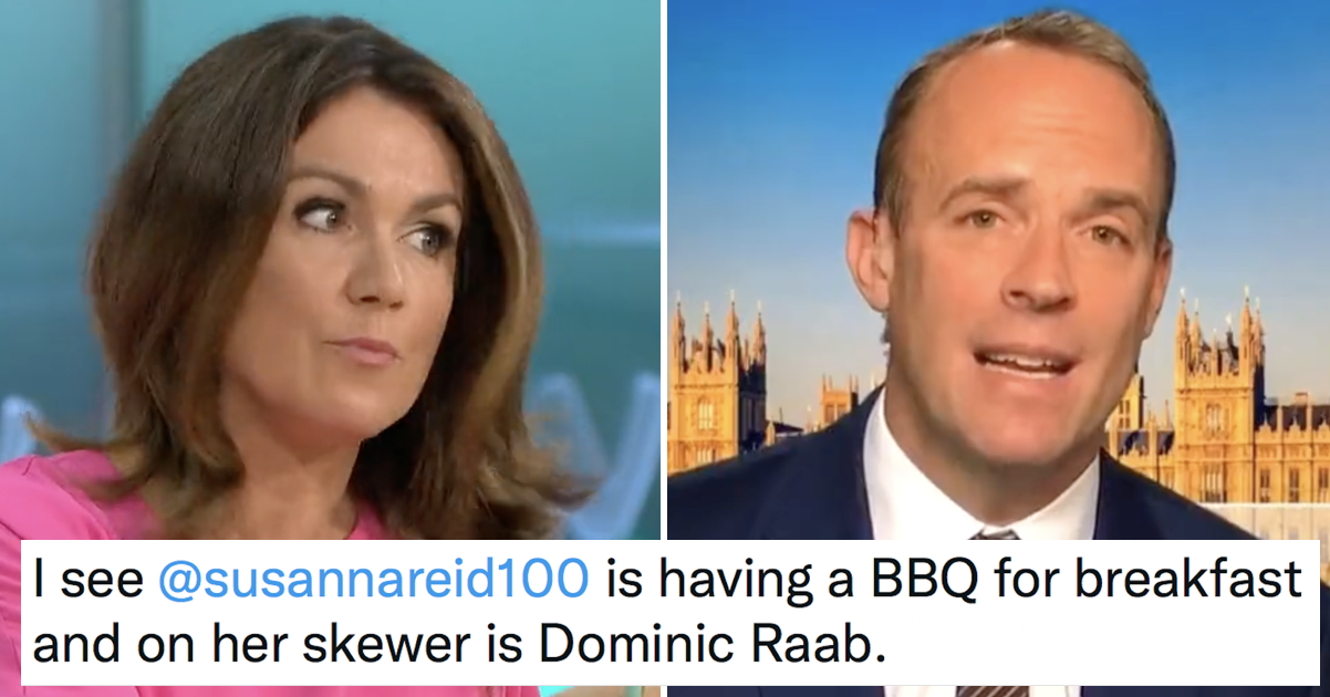 Susanna Reid wasn’t having Dominic Raab’s weasel words and it’s just superbly done