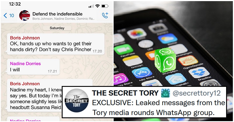 These hilarious ‘leaked’ Tory WhatsApp messages might not be that far from the real thing