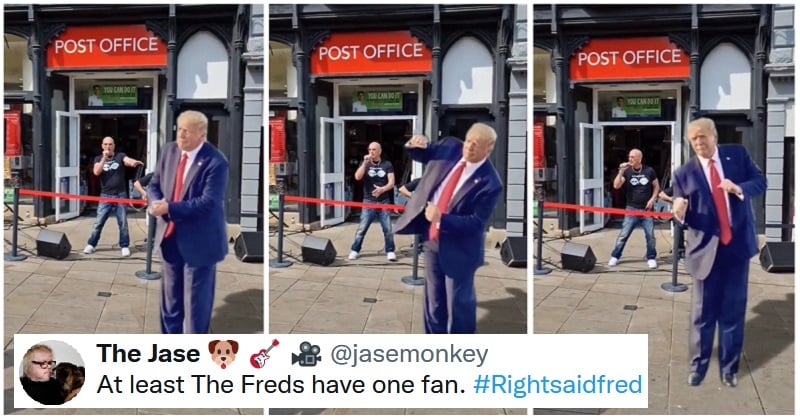 Right Said Fred and dancing Trump – a match made in comedy heaven