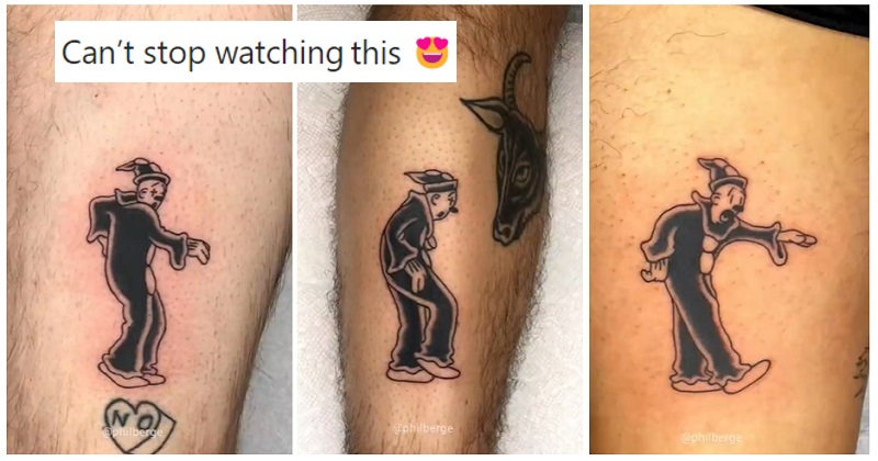 This tattoo artist has recreated an iconic Betty Boop animation using  people as his canvas - The Poke