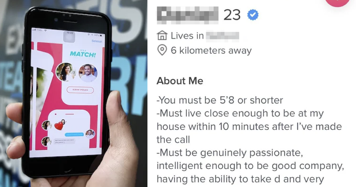 This guy’s outrageous Tinder demands got just the responses they deserved
