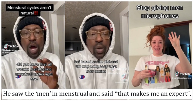 Absolutely nothing this guy claims about periods is correct